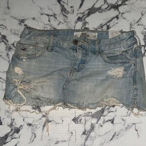 Hollister denim skirt